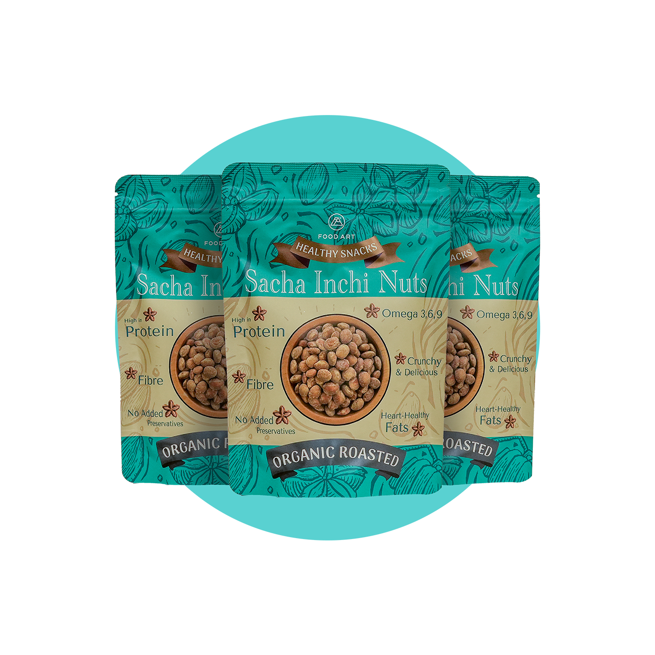 Organic Roasted Sacha Inchi Nuts