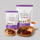 Gautaway pack with herbs