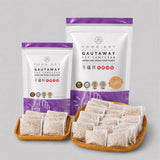 Gautaway pack with sachets